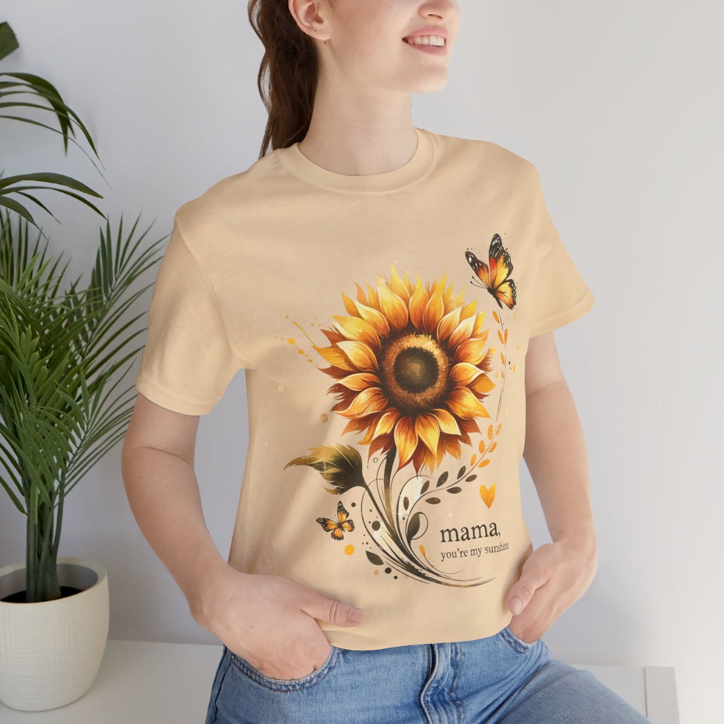 Mama You’re My Sunshine T-Shirt | Perfect Gift for Mothers | Cute Mother's Day Gift | Soft & Comfy Mama Graphic Shirt
