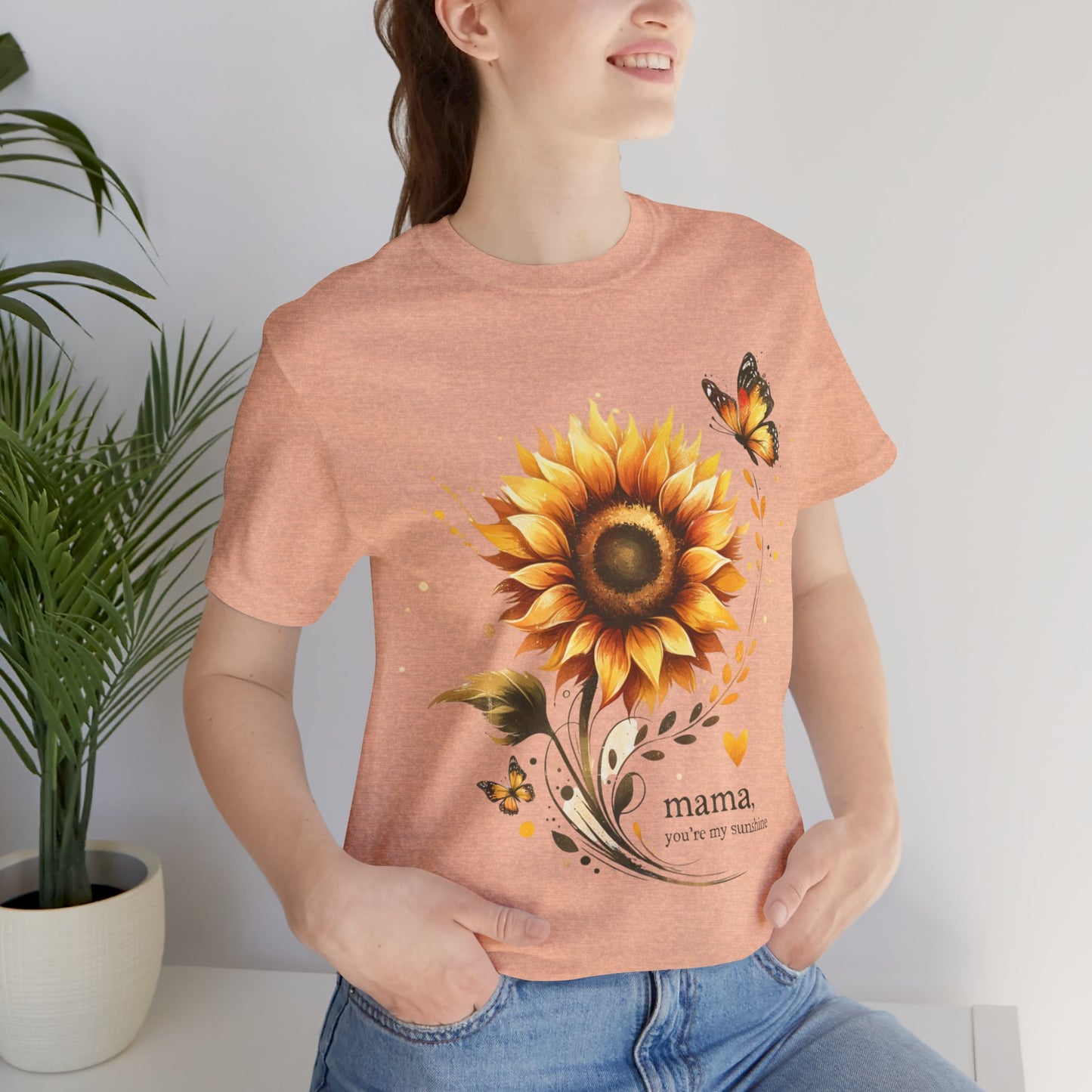 Mama You’re My Sunshine T-Shirt | Perfect Gift for Mothers | Cute Mother's Day Gift | Soft & Comfy Mama Graphic Shirt