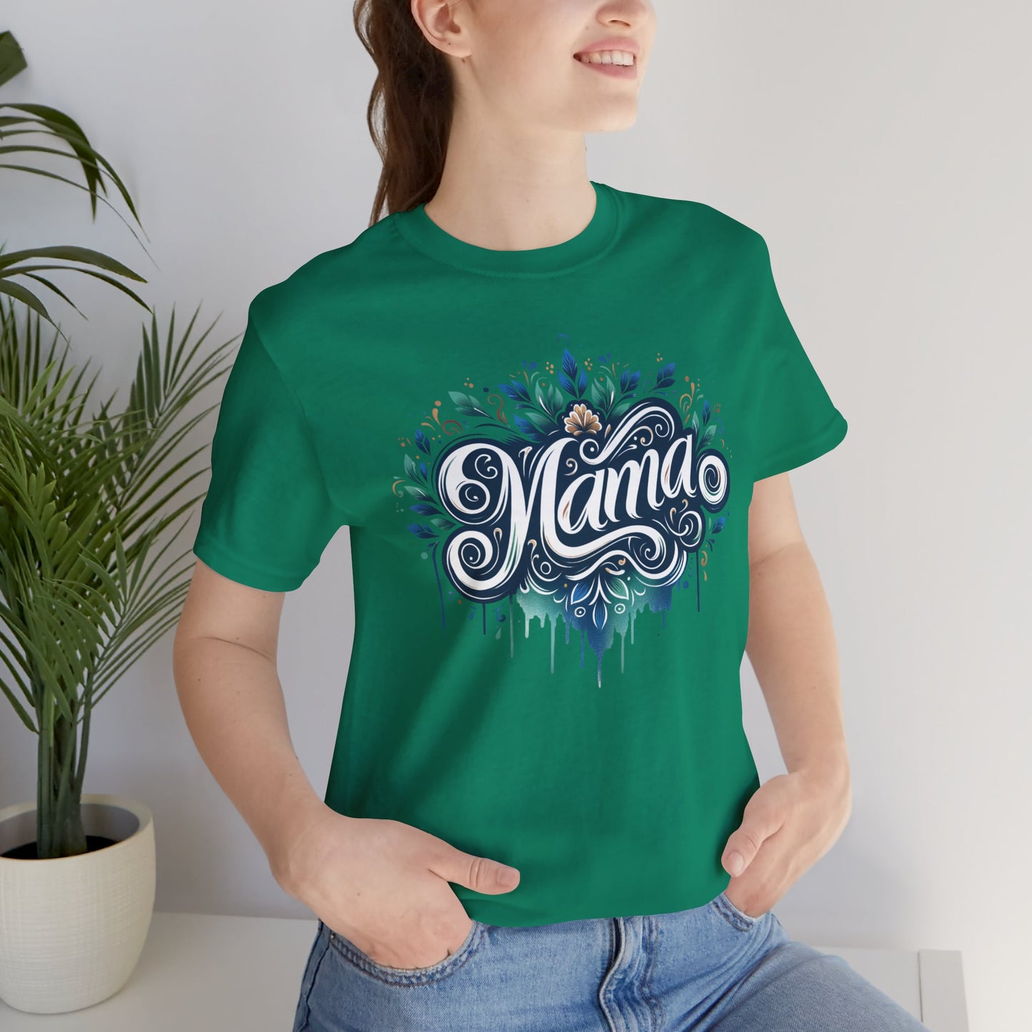 Mama Graphic T-Shirt | Comfy Short Sleeve Tee for Moms | Minimalist Mom Shirt | Cute Mother’s Day Gift Idea| Perfect Gift for Mother's Day