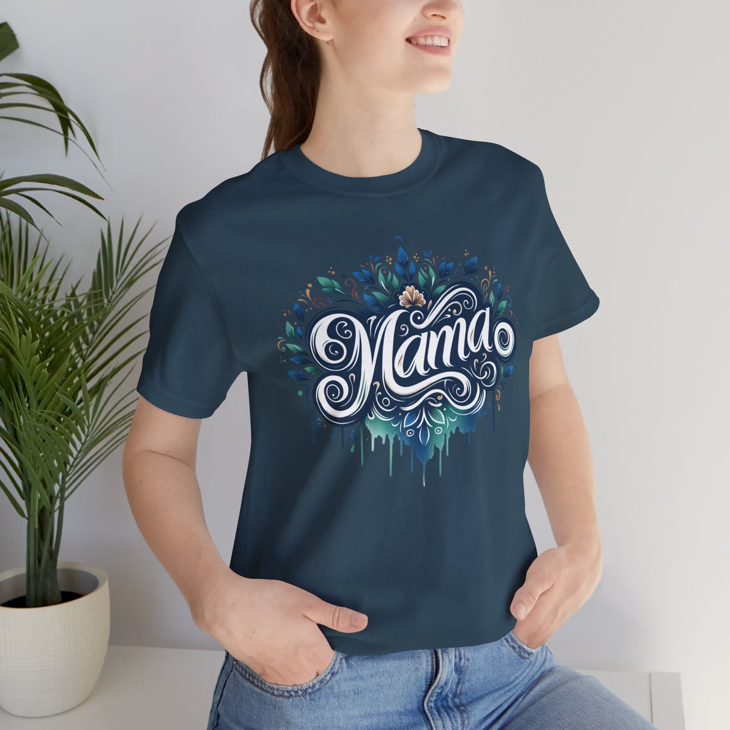 Mama Graphic T-Shirt | Comfy Short Sleeve Tee for Moms | Minimalist Mom Shirt | Cute Mother’s Day Gift Idea| Perfect Gift for Mother's Day