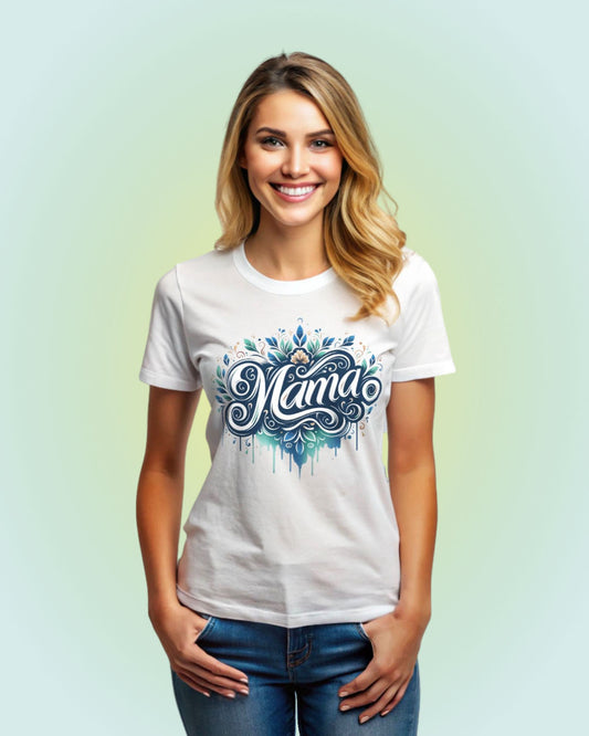 Mama Graphic T-Shirt | Comfy Short Sleeve Tee for Moms | Minimalist Mom Shirt | Cute Mother’s Day Gift Idea| Perfect Gift for Mother's Day